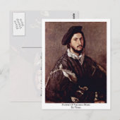 Portret van Vincenzo Mosti door Titiaan Briefkaart (Voorkant / Achterkant)