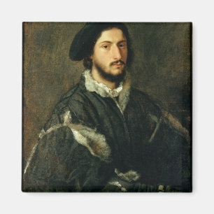 Portret van Vincenzo Mosti (olie op doek) Magneet