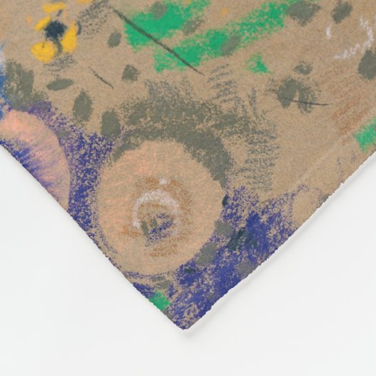 Portret van Violette Heymann, Redon Fleece Deken (Hoek)