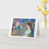 Portret van Violette Heymann, Redon Kaart (Gele Bloem)