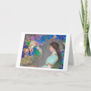 Portret van Violette Heymann, Redon Kaart