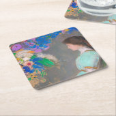 Portret van Violette Heymann, Redon Kartonnen Onderzetters (Schuin)