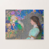 Portret van Violette Heymann, Redon Legpuzzel (Horizontaal)