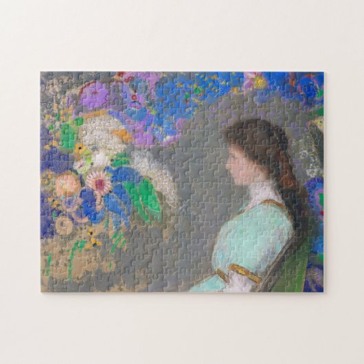 Portret van Violette Heymann, Redon Legpuzzel (Horizontaal)
