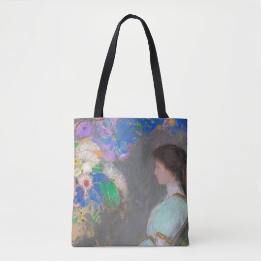 Portret van Violette Heymann, Redon Tote Bag (Voorkant)