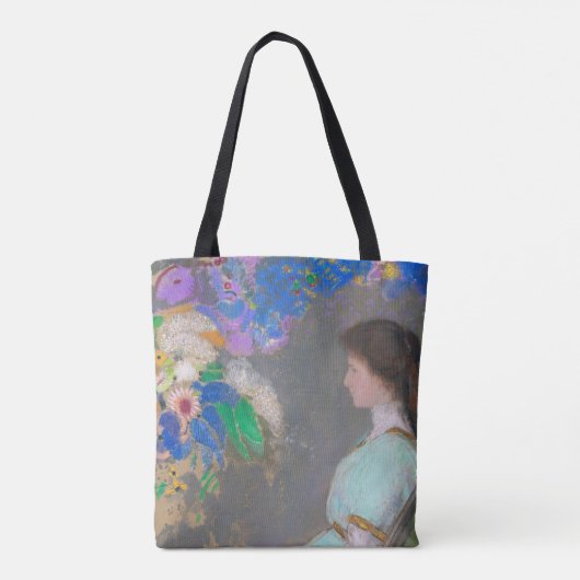 Portret van Violette Heymann, Redon Tote Bag (Achterkant)
