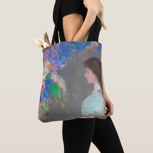 Portret van Violette Heymann, Redon Tote Bag (Dichtbij)