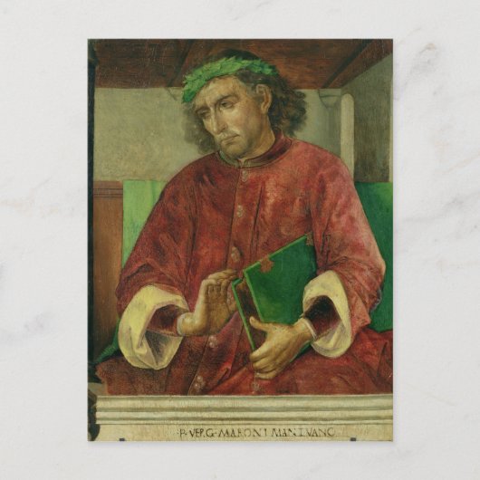 Portret van Virgil, c.1475 Briefkaart (Voorkant)
