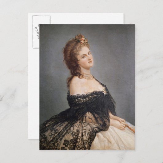 Portret van Virginia Oldoini Briefkaart (Voorkant / Achterkant)