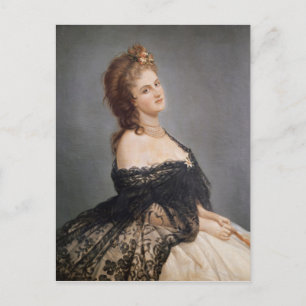 Portret van Virginia Oldoini Briefkaart