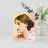 Portret van Virginia Woolf (1902) Briefkaart (Staand voorkant)