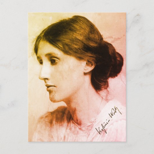 Portret van Virginia Woolf (1902) Briefkaart (Voorkant)