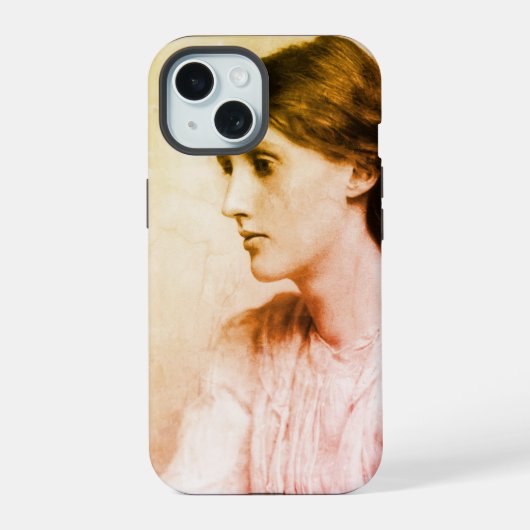 Portret van Virginia Woolf, 1902 iPhone 15 Case (Achterkant)