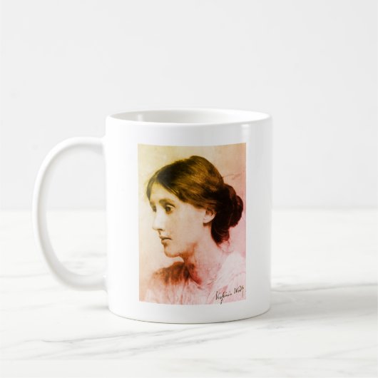 Portret van Virginia Woolf (1902) Koffiemok (Links)