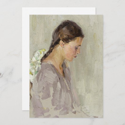 Portret van Vivian | William Herbert Dunton (Voorkant / Achterkant)