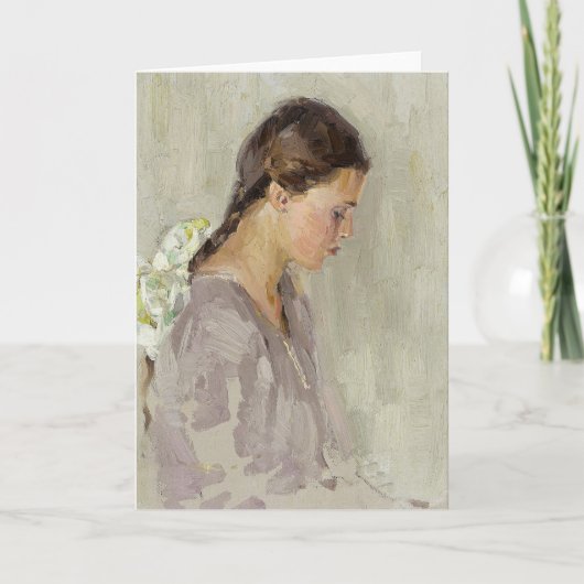 Portret van Vivian | William Herbert Dunton Kaart (Voorkant)