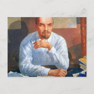 Portret van Vladimir Ilyich Lenin, 1934 Briefkaart