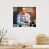 Portret van Vladimir Ilyich Lenin, 1934 Poster (Keuken)