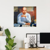 Portret van Vladimir Ilyich Lenin, 1934 Poster (Thuiskantoor)