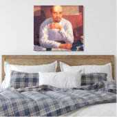 Portret van Vladimir Lenin (leider van de USSR) Canvas Afdruk (Insitu (Slaapkamer))