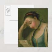 Portret van vrouw 2 briefkaart (Voorkant / Achterkant)