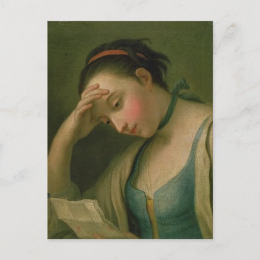 Portret van vrouw 2 briefkaart (Voorkant)