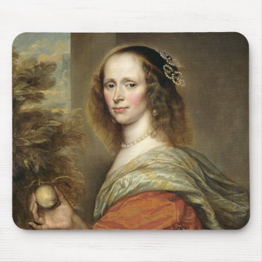 Portret van vrouw 2 muismat (Voorkant)
