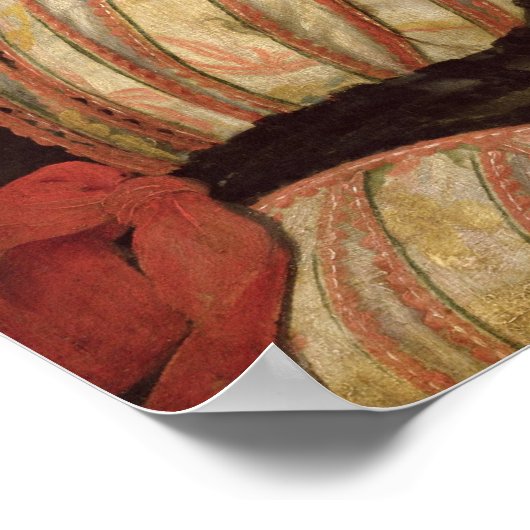 Portret van vrouw 2 poster (Hoek)