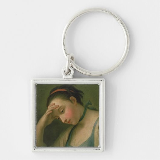 Portret van vrouw 2 sleutelhanger (Voorkant)