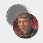 Portret van vrouw Madame Tanguy, Vincent van Gogh Magneet (Voorkant / Achterkant)
