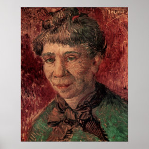 Portret van vrouw Madame Tanguy, Vincent van Gogh Poster