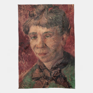 Portret van vrouw Madame Tanguy, Vincent van Gogh Theedoek