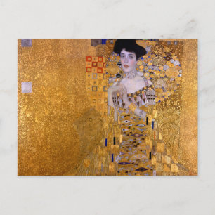 Portret van Vrouw schilderij door Gustav Klimt Briefkaart