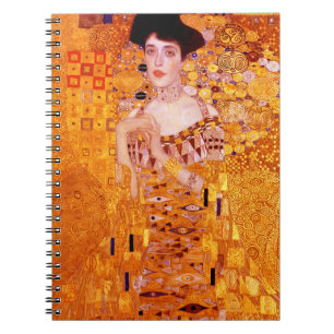 Portret van Vrouw schilderij door Gustav Klimt Notitieboek