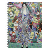 Portret van Vrouw schilderij door Gustav Klimt Notitieboek (Voorkant)