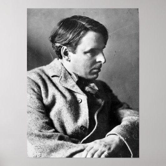 Portret van W.B. Yeats Poster (Voorkant)