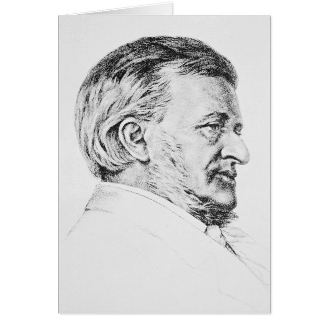 Portret van Wagner, 19e eeuw (Voorkant)