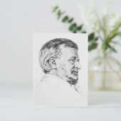 Portret van Wagner, 19e eeuw Briefkaart (Staand voorkant)