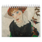 Portret van Wally door Egon Schiele Kalender (Hoes)
