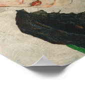 Portret van Wally door Egon Schiele Poster (Hoek)