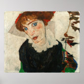 Portret van Wally Neuzil, Egon Schiele Poster (Voorkant)
