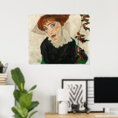 Portret van Wally Neuzil, Egon Schiele Poster (Thuiskantoor)