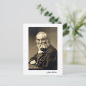 Portret van Walt Whitman (1869) Briefkaart (Staand voorkant)