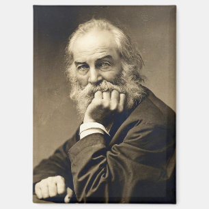 Portret van Walt Whitman (1869) Magneet