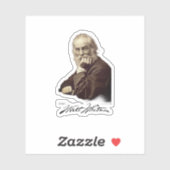 Portret van Walt Whitman Sticker (Vel)