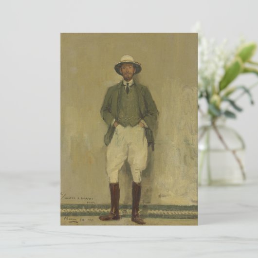 Portret van Walter B. Harris | Sir John Lavery (Staand voorkant)