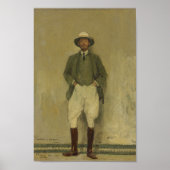 Portret van Walter B. Harris | Sir John Lavery Poster (Voorkant)