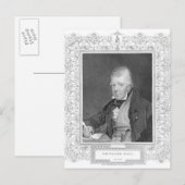 Portret van Walter Scott Briefkaart (Voorkant / Achterkant)