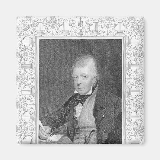 Portret van Walter Scott Magneet (Voorkant)