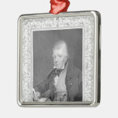 Portret van Walter Scott Metalen Ornament (Links)
